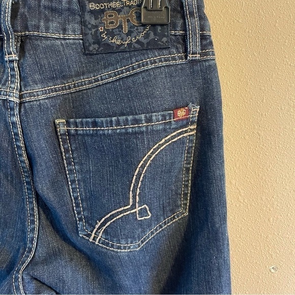 BootHeel Trading Co. by Sheryl Crow Capris Size 28/6 Kenneth beach GUC - Picture 3 of 11